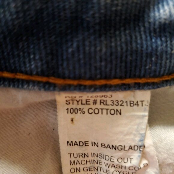 Ban Jara High Rise Distressed Denim Shorts Womens 11/29 Med Wash 100% Cotton - Picture 4 of 4